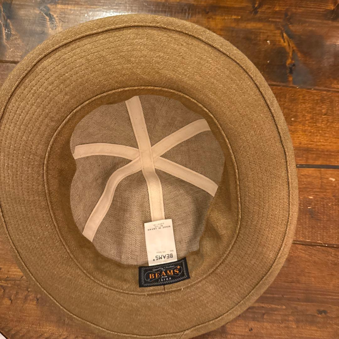 帽子 BEAMS PLUS MIL Hat Brown Denim