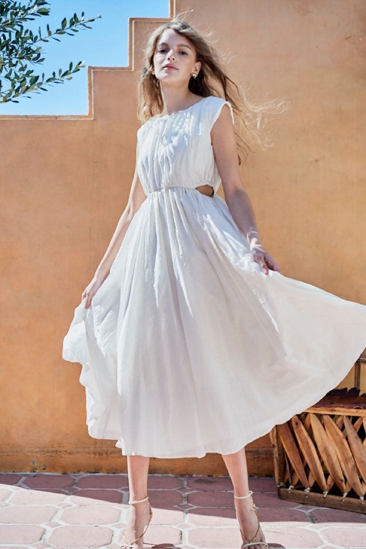 ワンピース Estella.K Ravello Silk Long Dress