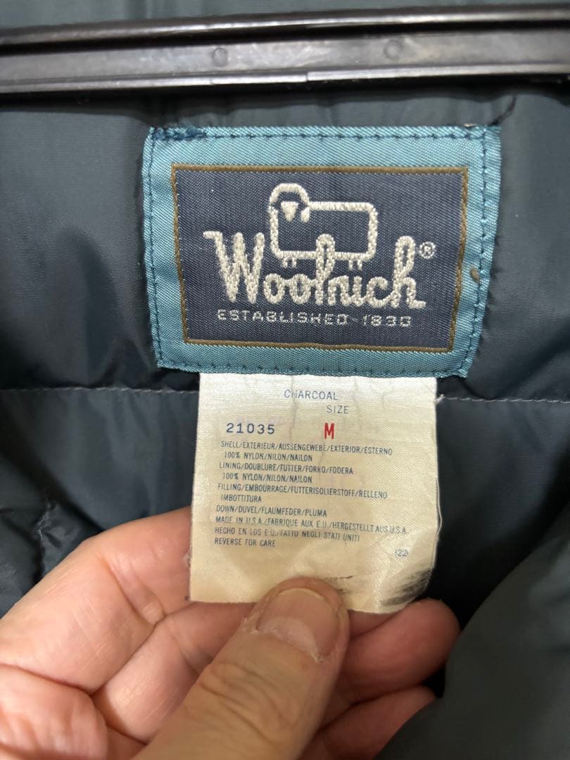 ウールリッチ WOOLRICH ダウンベスト M USA製