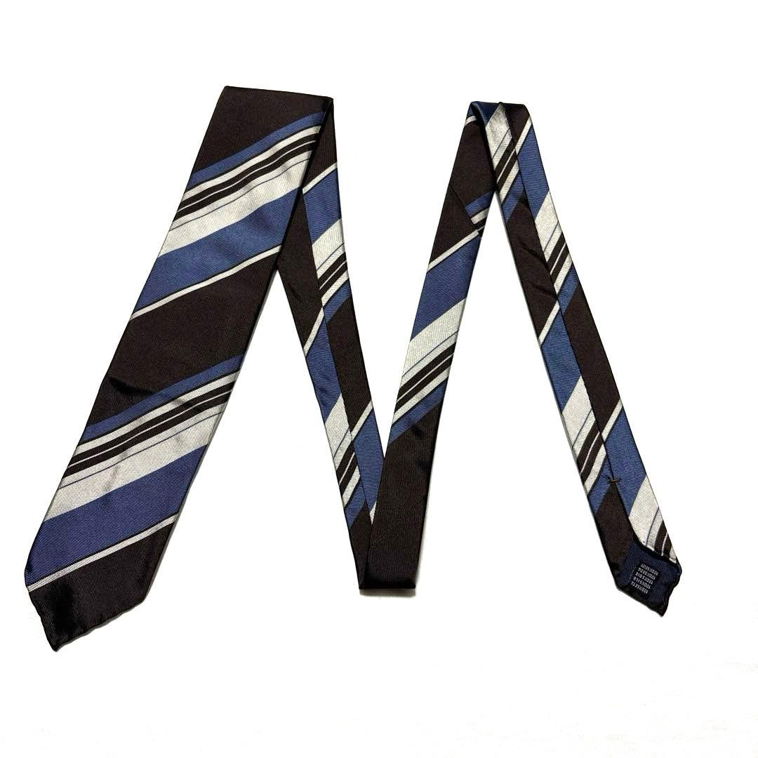 TIE YOUR TIE タイユアタイ　ストライプ　光沢　美品