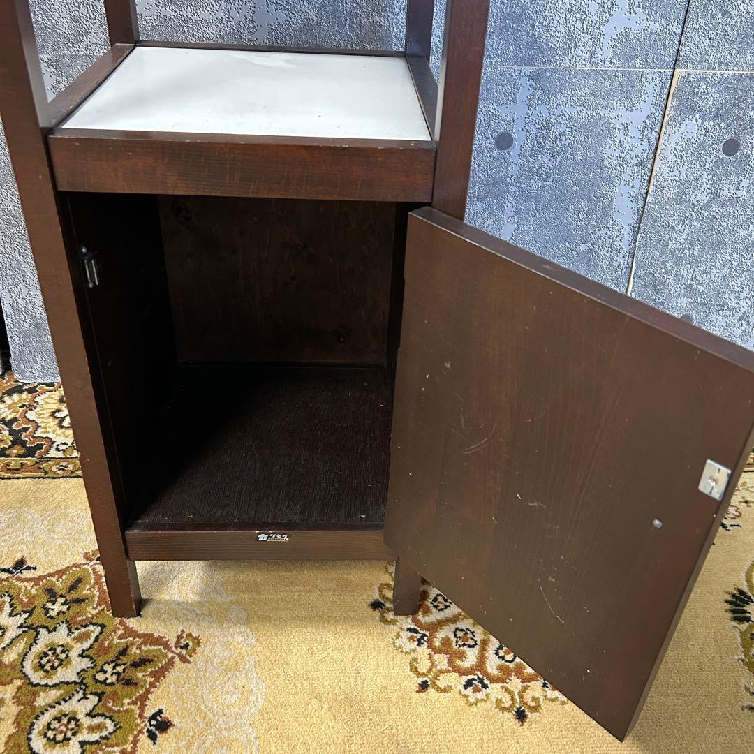 ꧁カリモク家具 karimoku꧂オールドカリモク テレフォンスタンド 電話台