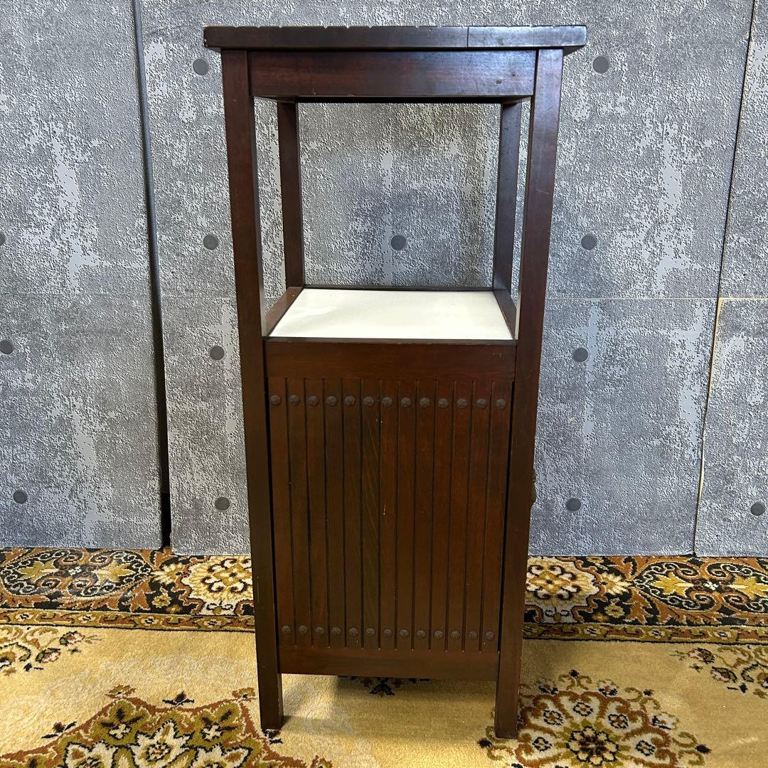 ꧁カリモク家具 karimoku꧂オールドカリモク テレフォンスタンド 電話台