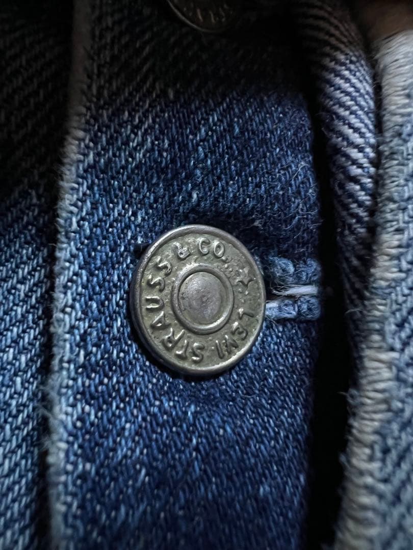 茶*ー様 60s levi's 501 BIGE ビッグE 足長R 希少ズレカン