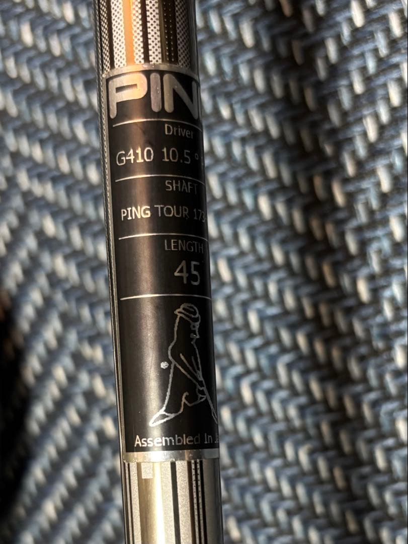 PING tour 173 65 R シャフトG410.425.430.440
