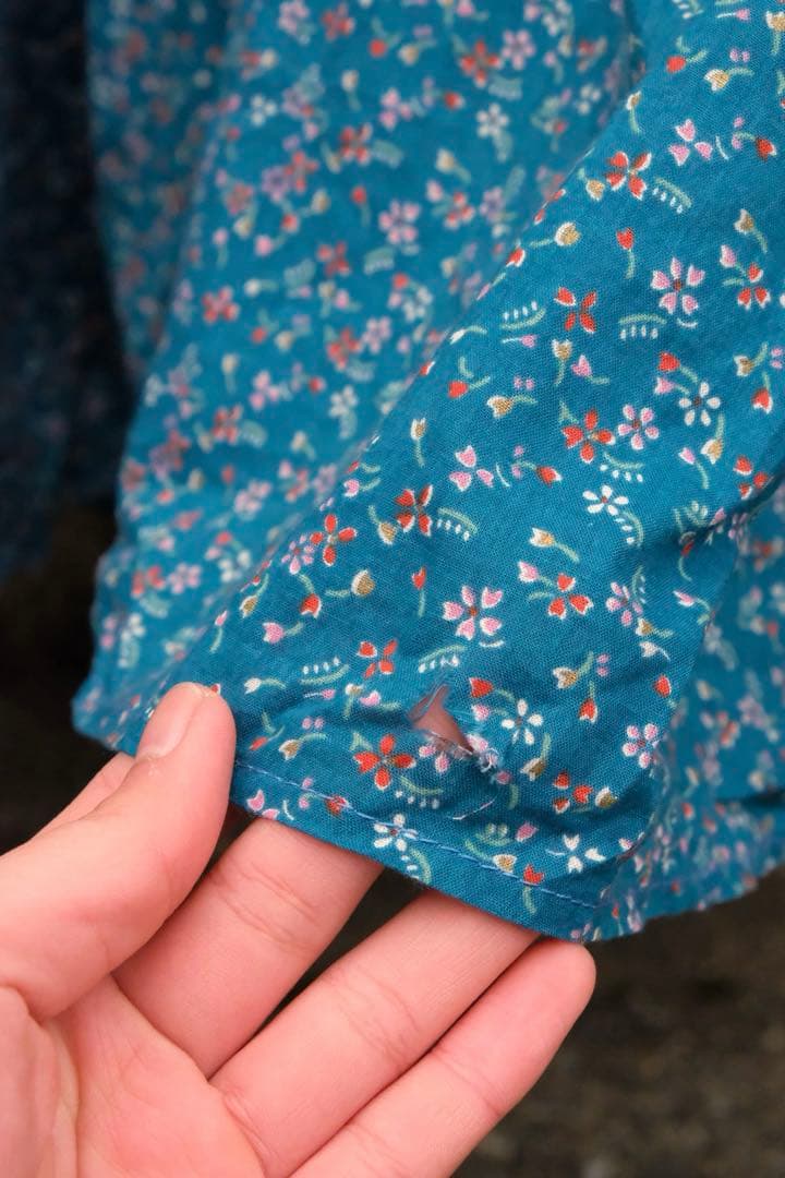 70s vintage GUNNE SAX 小花柄　ワンピース