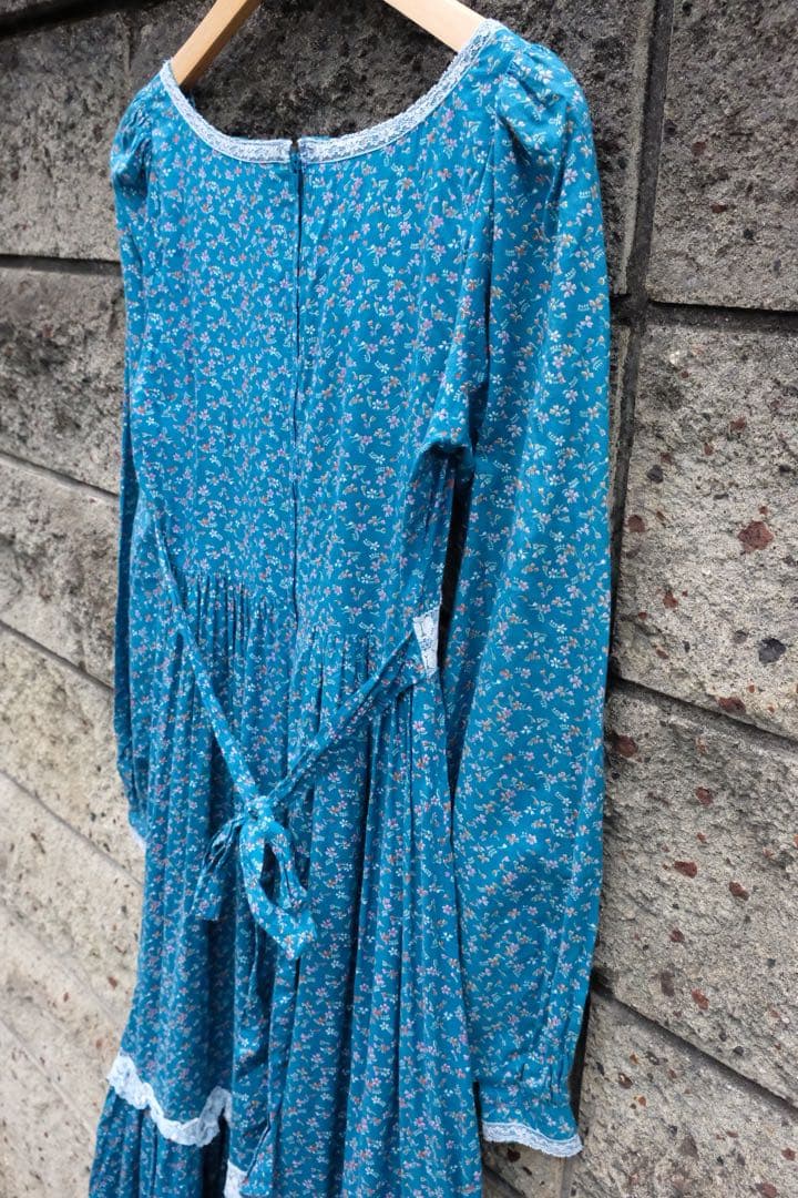 70s vintage GUNNE SAX 小花柄　ワンピース