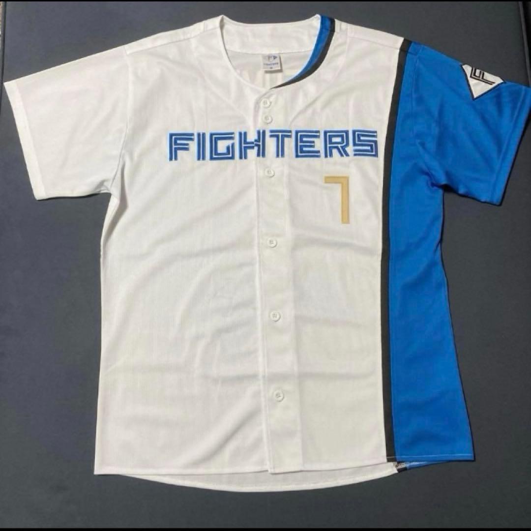 直筆サイン入り 元 日本ハムファイターズ　松本 剛 レプリカ ユニフォーム　M
