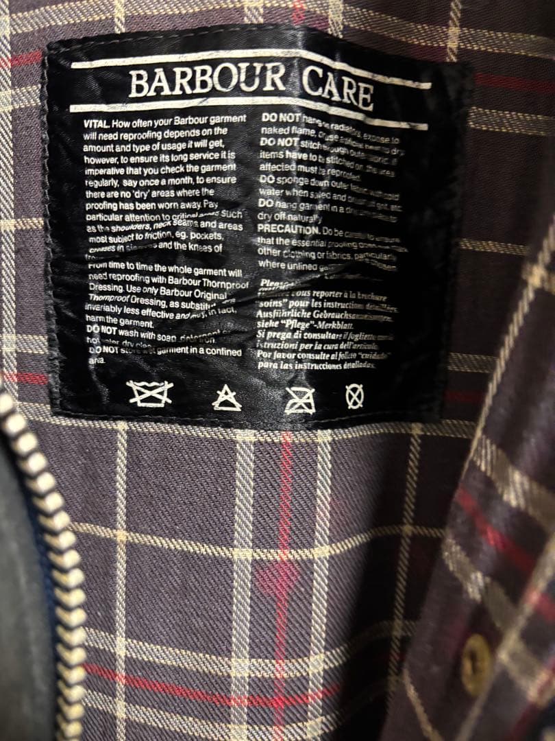 Barbour バブアー オイルドジャケット 90s イングランド製
