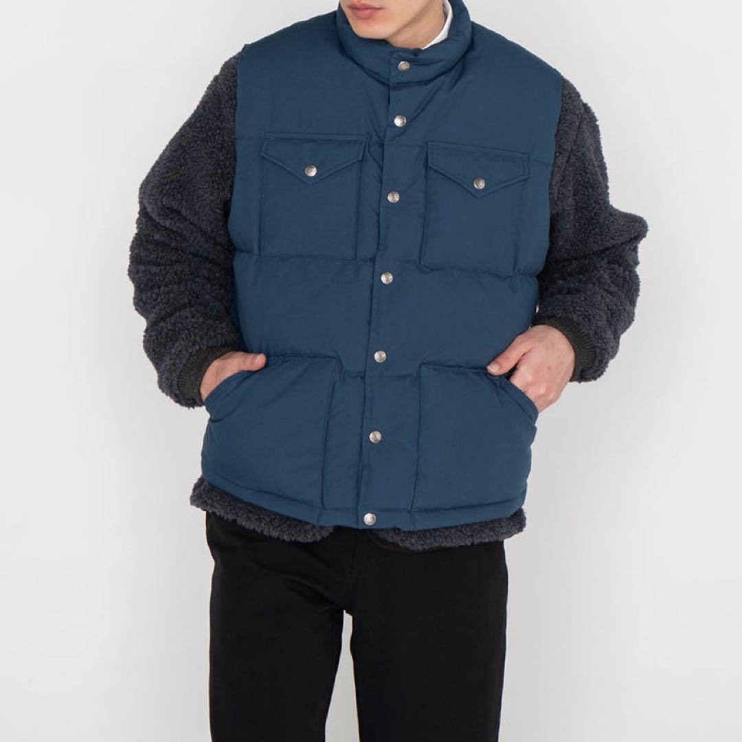 新品 ノースフェイス パープルレーベル シエラベスト ネイビー