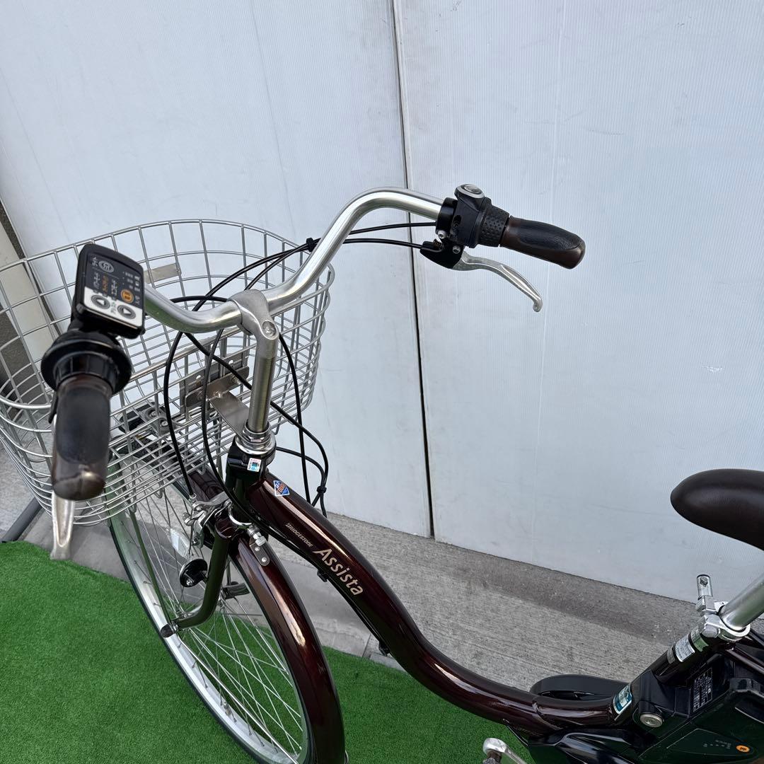 ブリヂストン電動アシスト自転車26インチ ブラウン