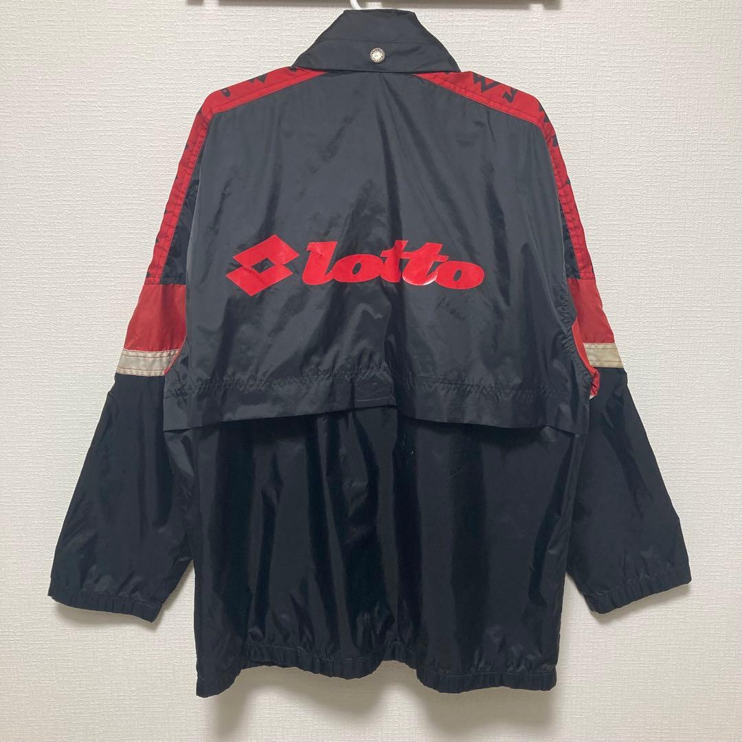 90s ACミラン ナイロンジャケット フルジップ lotto