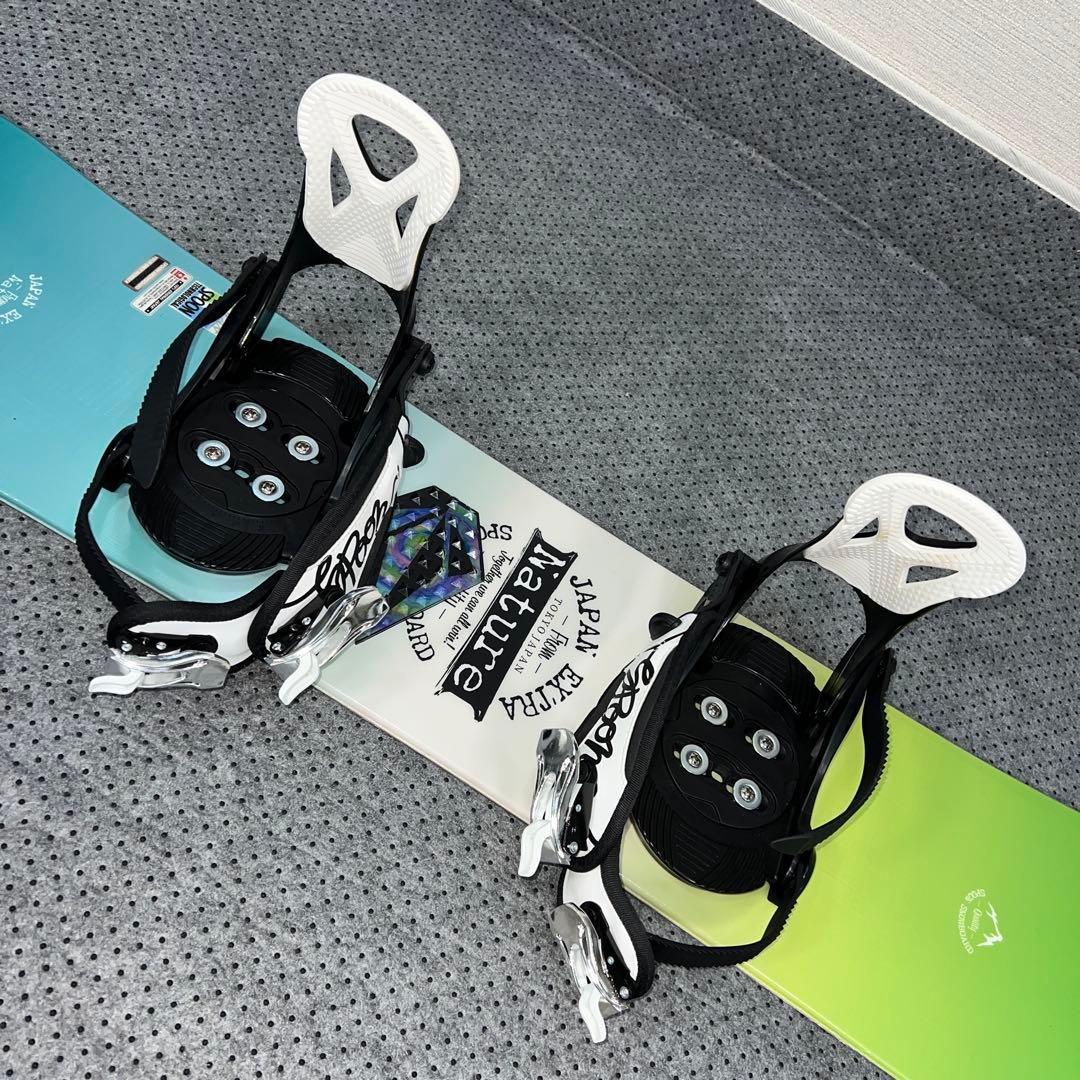 数回使用 キッズスノーボード 120cm SPOON×バイン×ダイヤルブーツ
