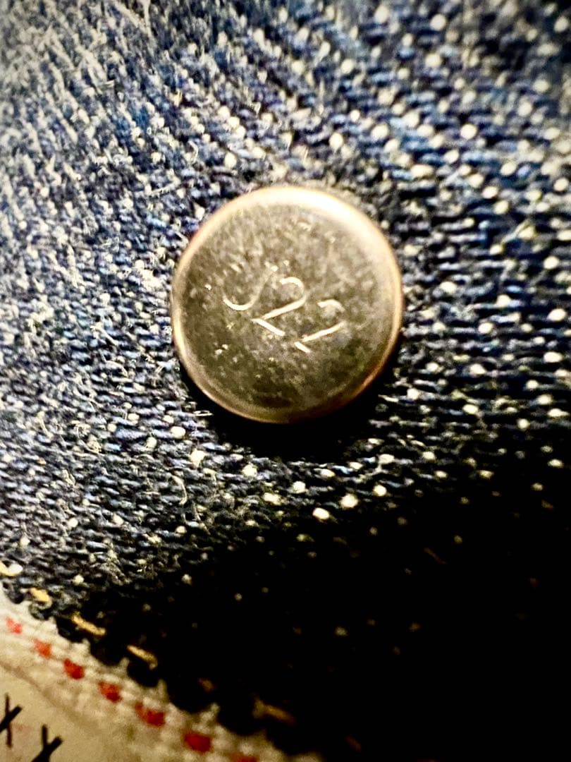 【極上品・J22刻印】リーバイス 71507-XX 2nd 復刻日本製38 濃紺