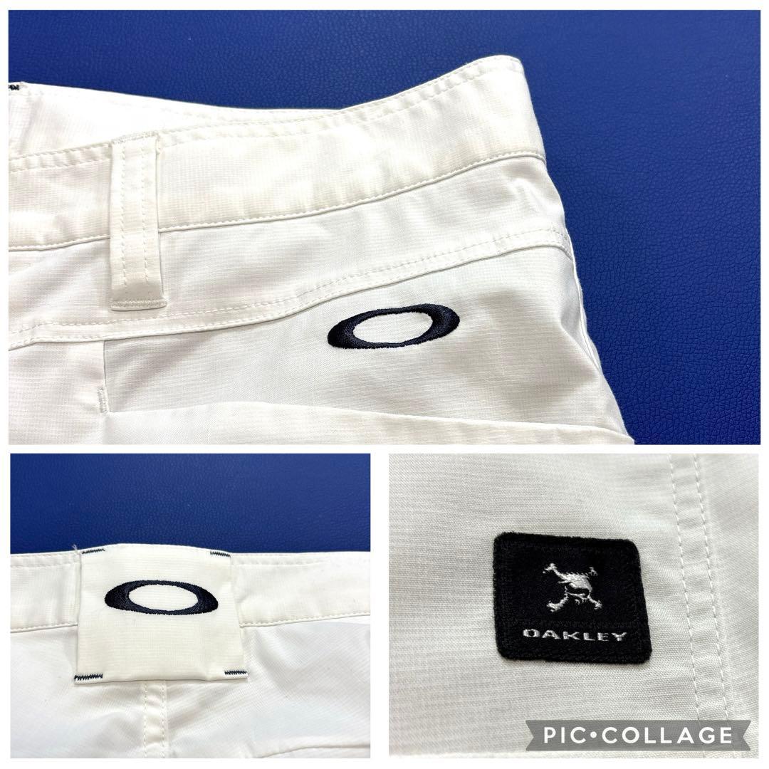 オークリー　ロングパンツ　JPN36 L〜LL程度　ホワイト　春夏　ゴルフ