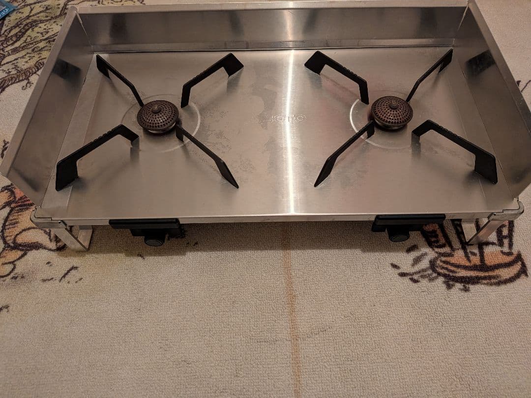 soto ステンレス製ツーバーナーコンロ