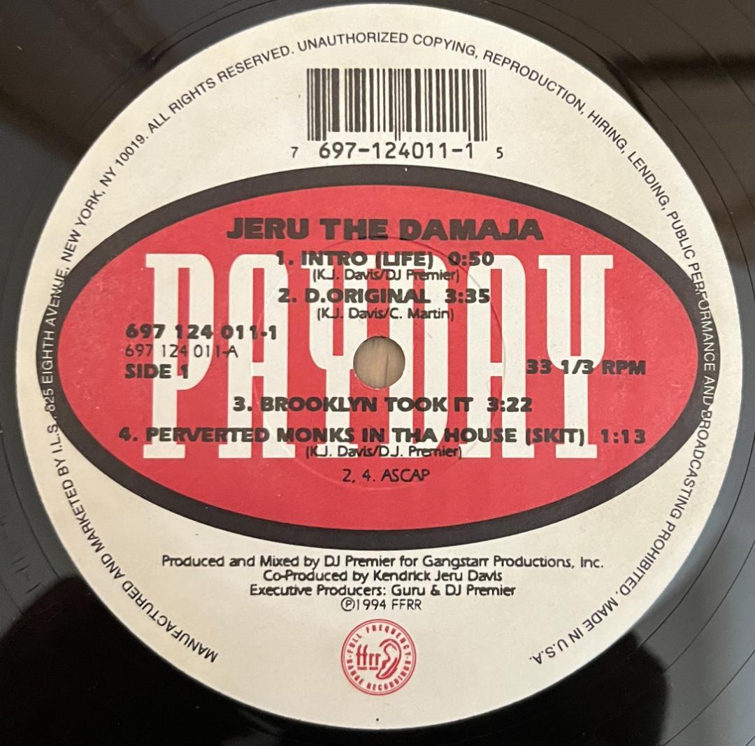 洋楽 LP Jeru the Damaja Sun Rises in the East