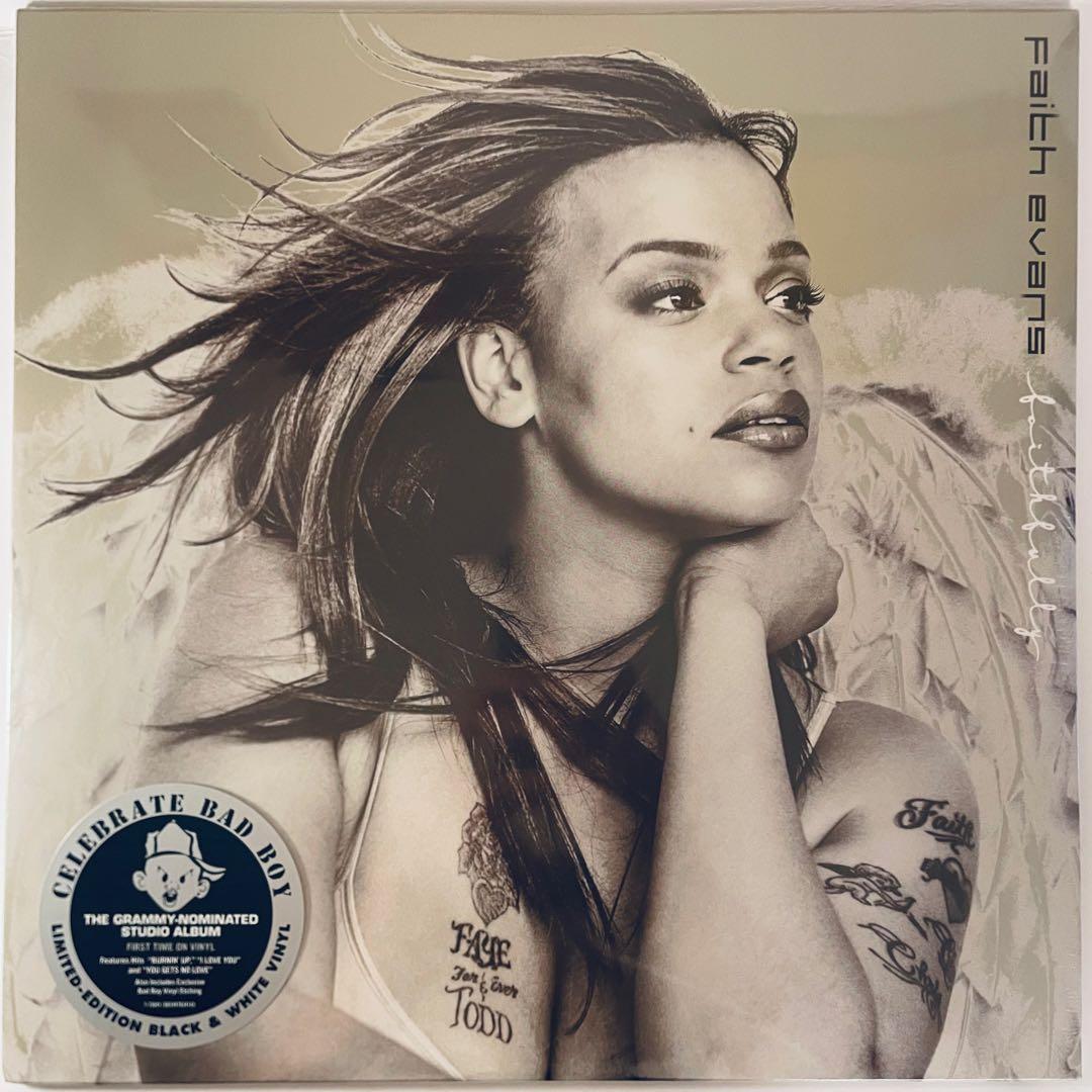 FAITHFULLY　FAITH EVANS　限定盤　カラー　レコード　LP