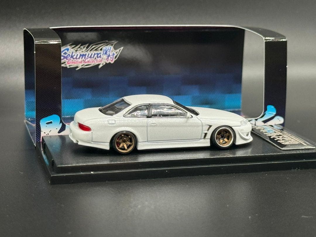 1/64 改 トヨタソアラー VERTEX ドリフト風 TE37 関村