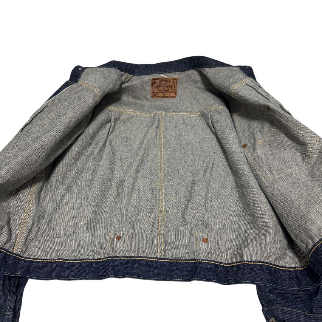 BUZZ RICKSONS デニムジャケット 大戦モデル　濃紺　041 46濃紺