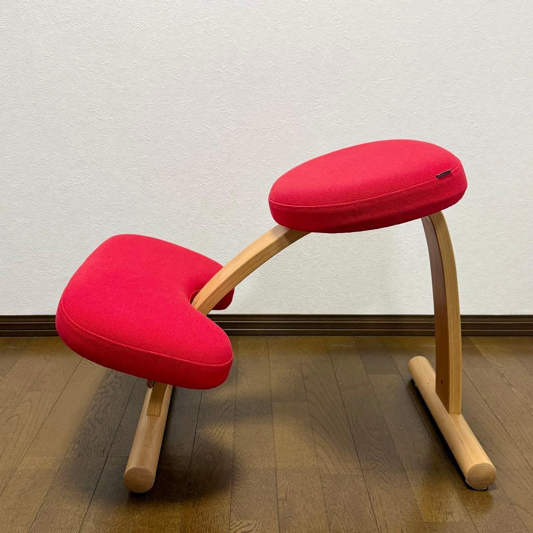 【美品】サカモトハウス バランスイージー 赤 カバー付