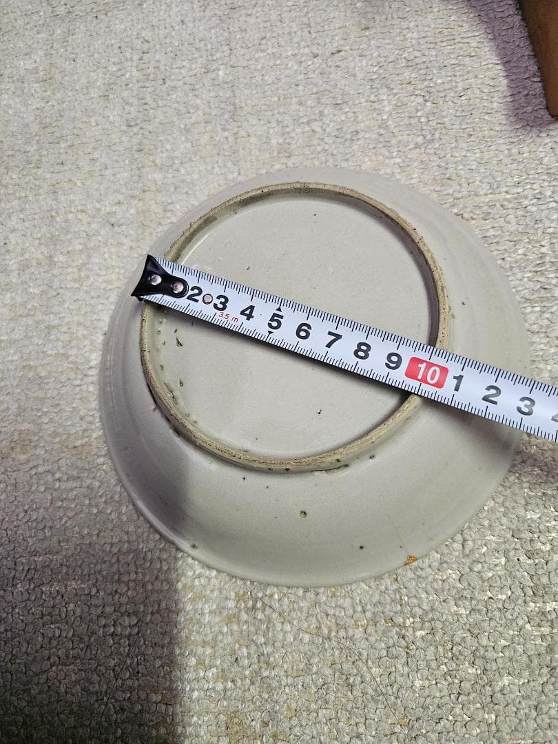 で 中国 明時代 白磁皿 振りものあります