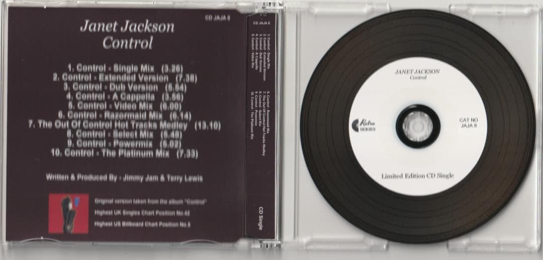 JANET JACKSON　Control REMIXES　貴重リミックスCD