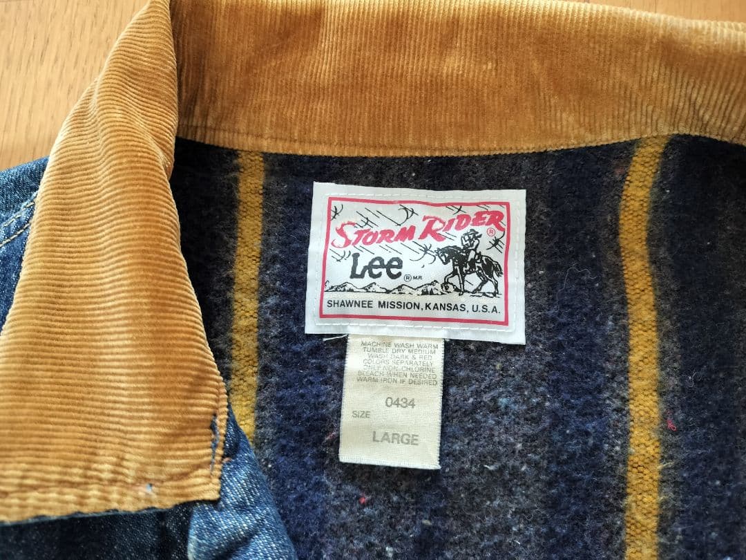 Lee デニムジャケット　ストームライダー　 Lサイズ