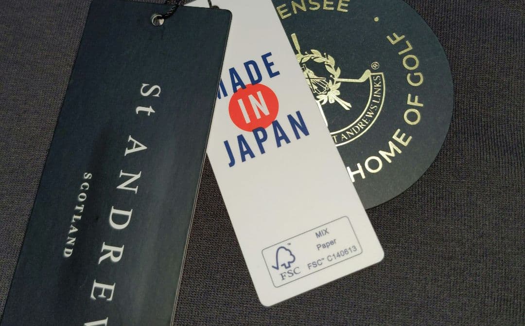 再再再値下げ新品　セントアンドリュース　モックネックL　グレー定価12100円