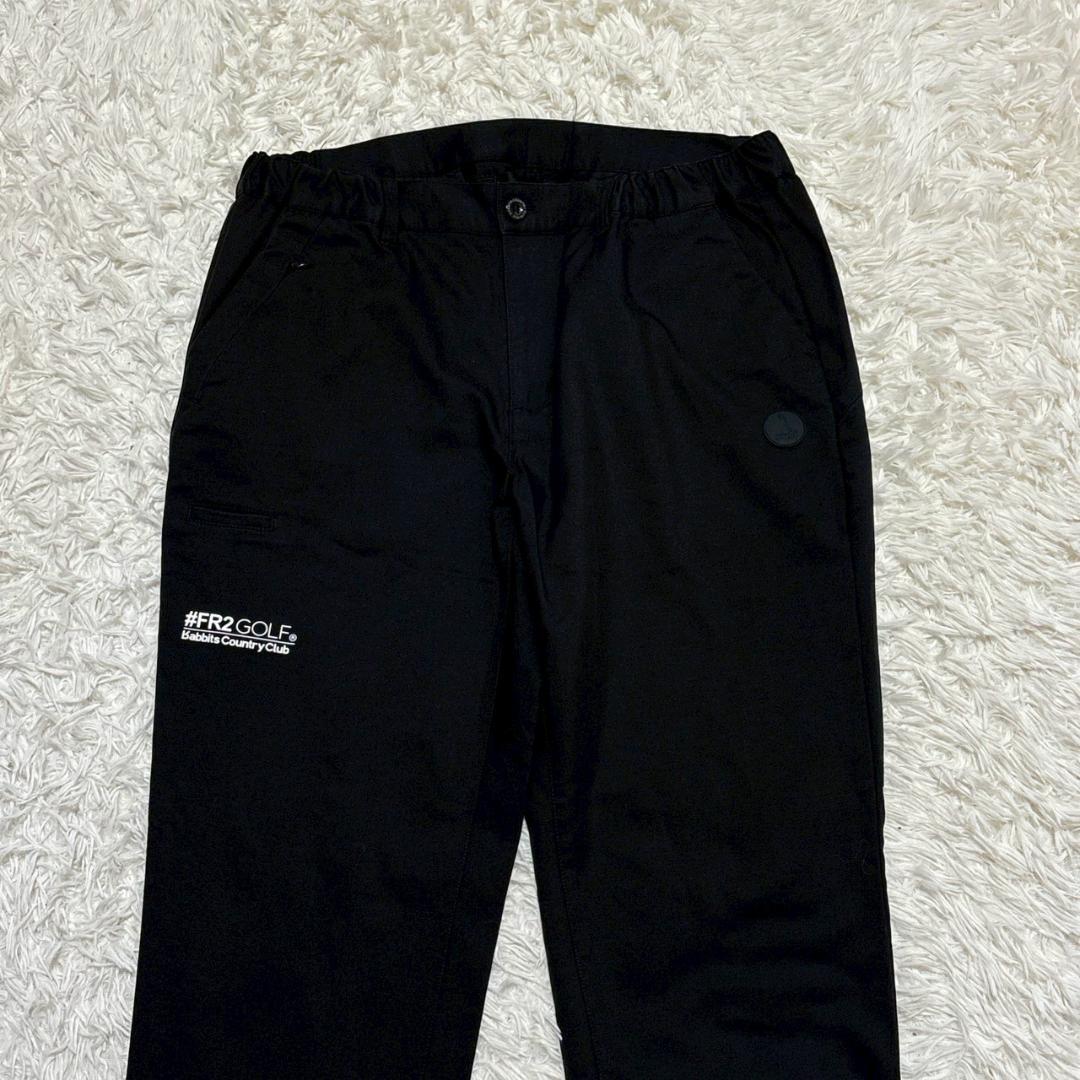 FR2GOLF ブラック ゴルフパンツ スラックス 2XL