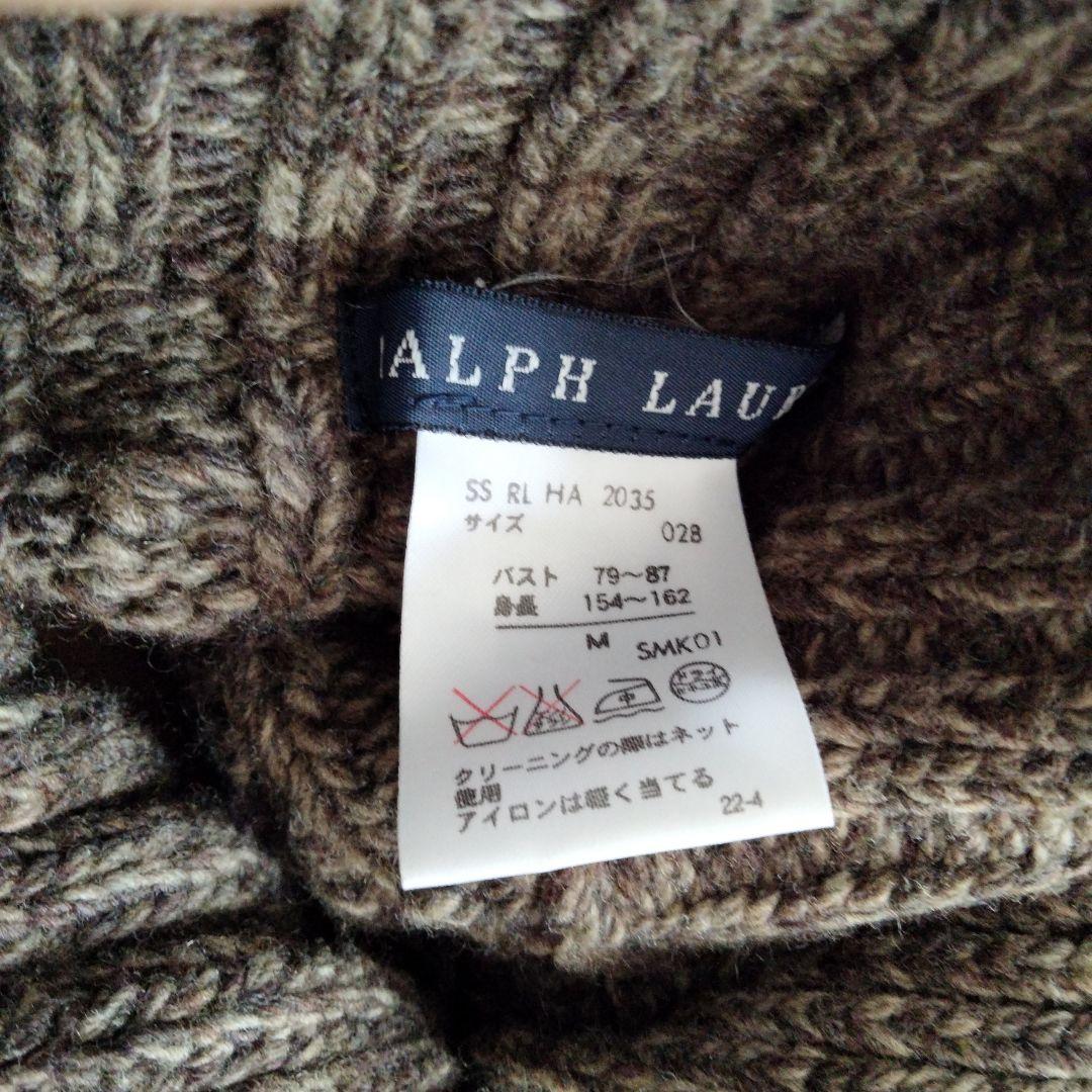 ら*い様 RALPH LAUREN 美品 羊毛＆カシミヤ/ポンチョ M