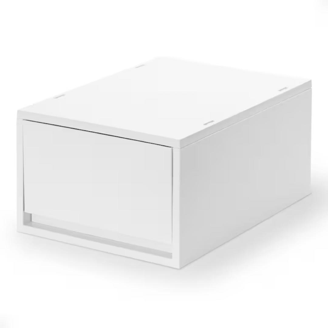 無印良品 ポリプロピレンケース 引出式 （ホワイトグレー） 5個 × 3セット