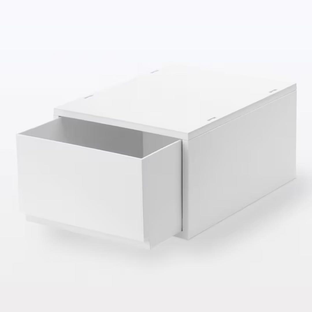 無印良品 ポリプロピレンケース 引出式 （ホワイトグレー） 5個 × 3セット