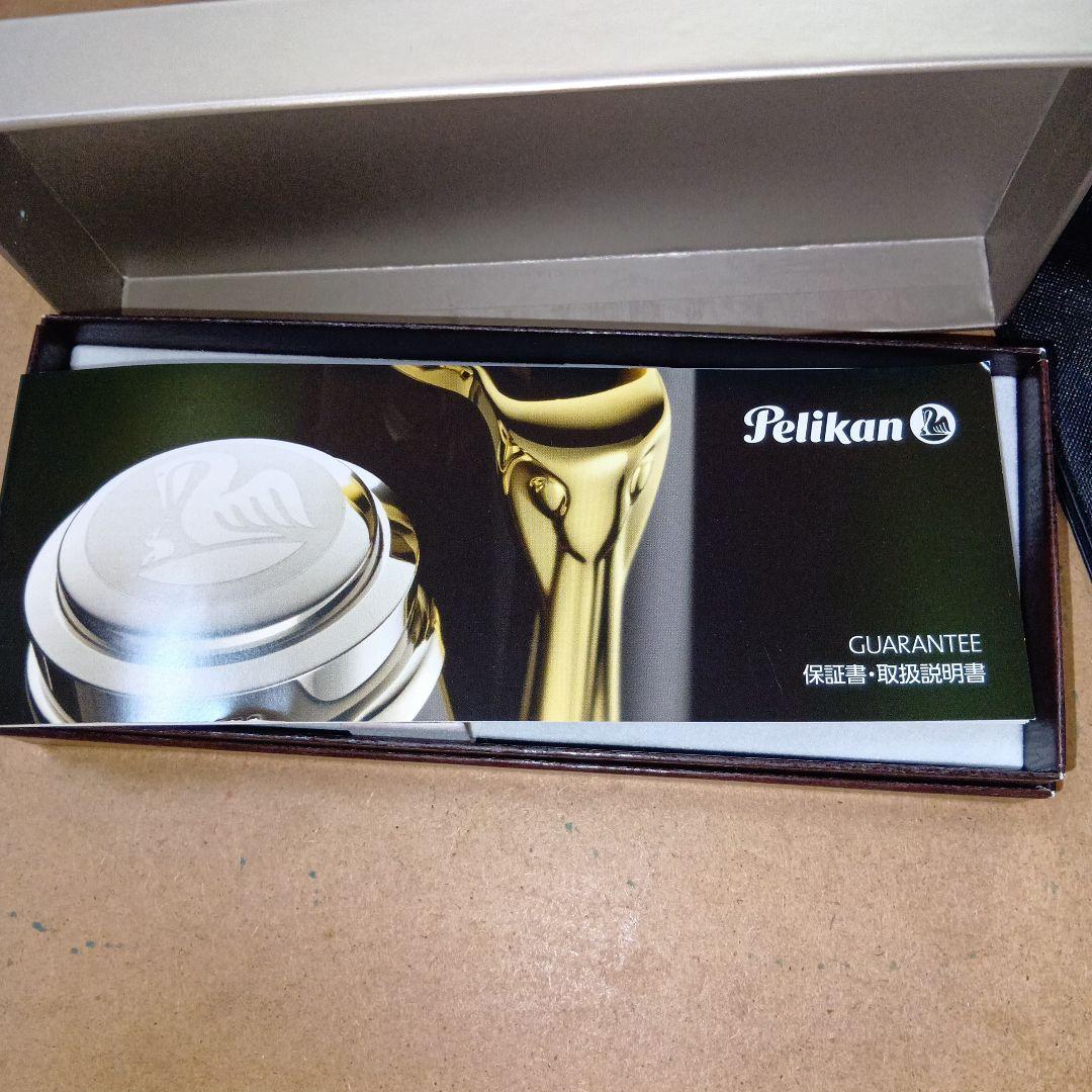 Pelikan 万年筆P205 黒 中字未使用 専用ケース.インク付ペリカン