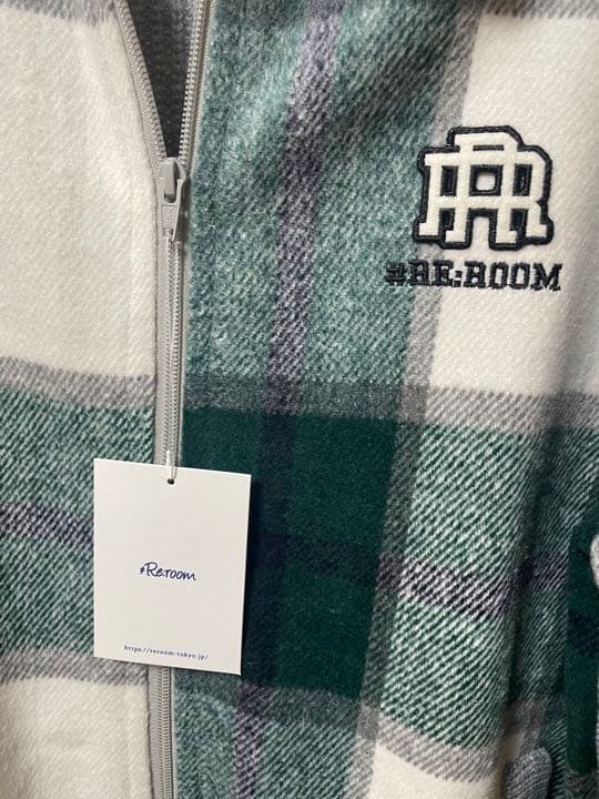 ル*ス様 リルーム　WOOL CHECK SWITCHING JACKET