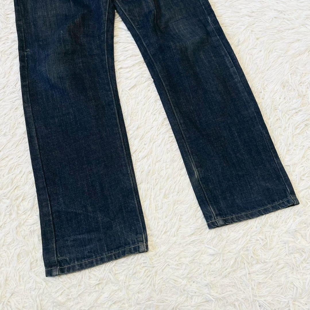 stussy ステューシー 　00s デニム　シャネルロゴ　濃紺　SSリンク