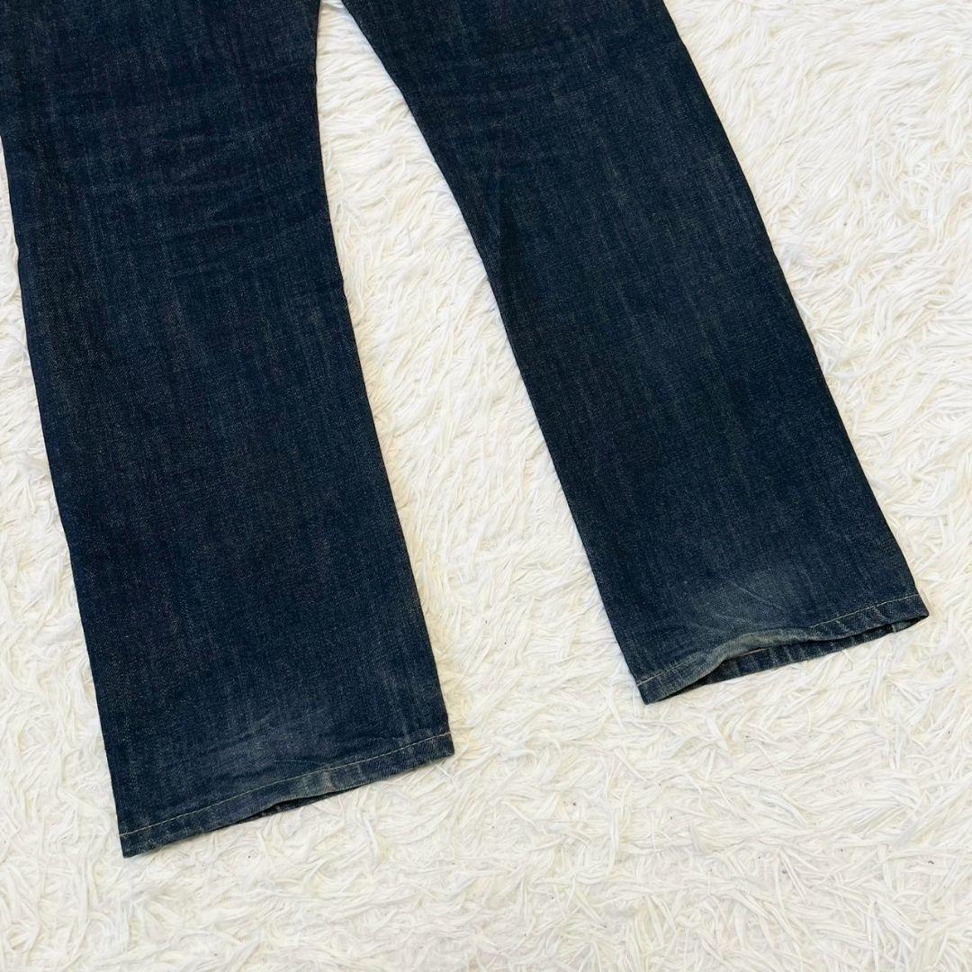 stussy ステューシー 　00s デニム　シャネルロゴ　濃紺　SSリンク