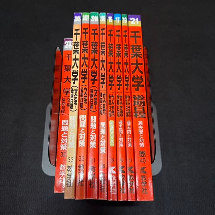 赤本　千葉大学　文系　後期日程　1999年～2020年 21年分