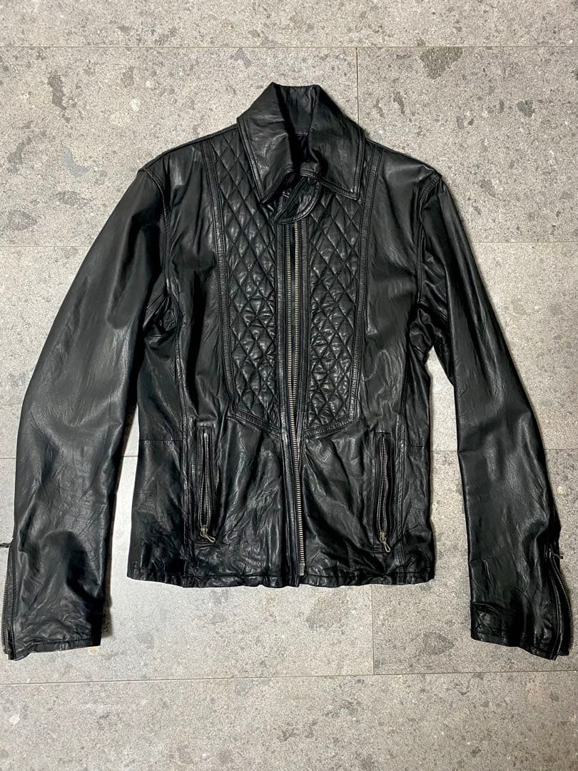 iroquois／イロコイ　牛皮　ライダースジャケット