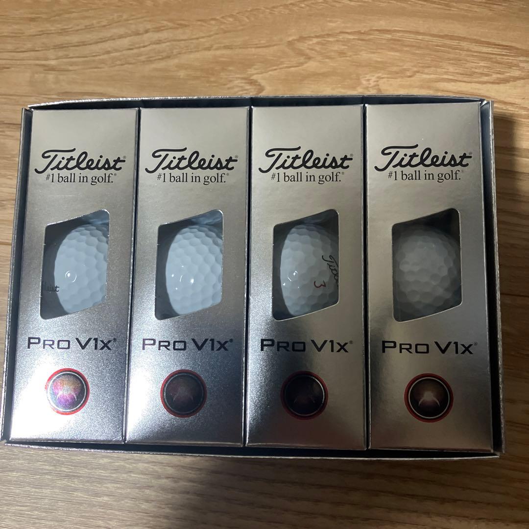 Titleist Pro V1x ゴルフボール1ダース