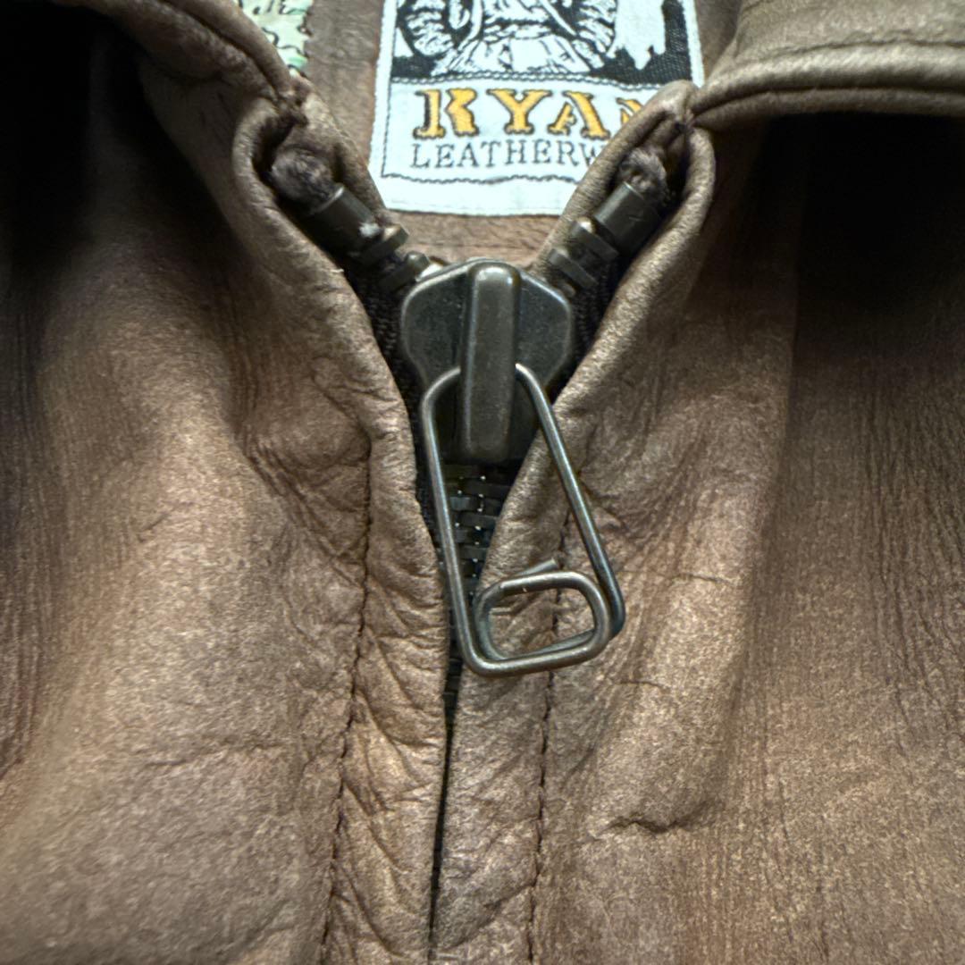 RYAN LEATHERWEAR牛革レザー ジャケット A-2フライトジャケット