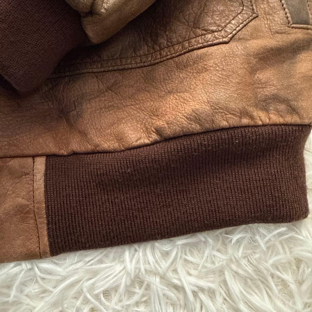 RYAN LEATHERWEAR牛革レザー ジャケット A-2フライトジャケット