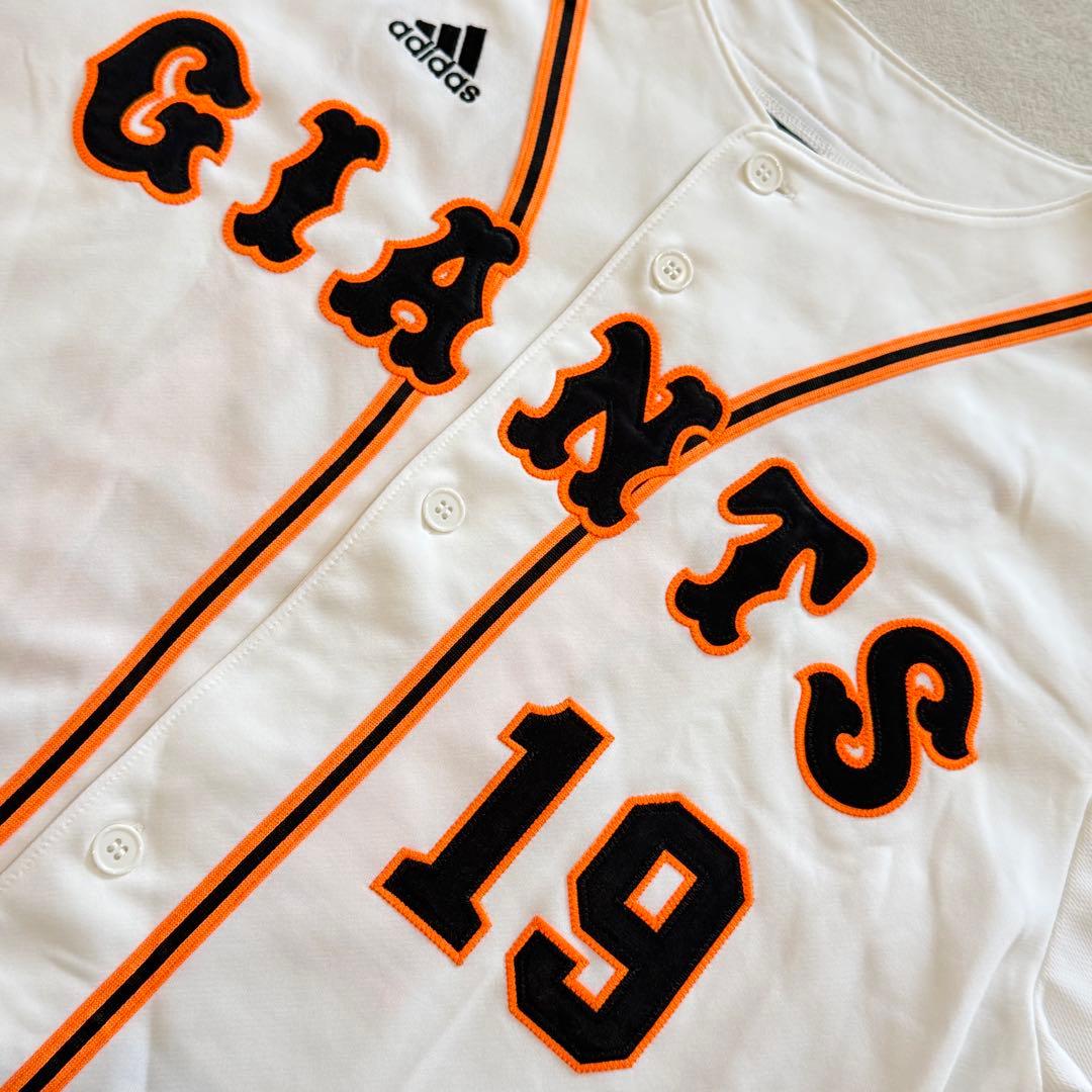 アディダス　巨人　菅野智之選手　ユニフォーム　フル刺繍　背番号19 Lサイズ