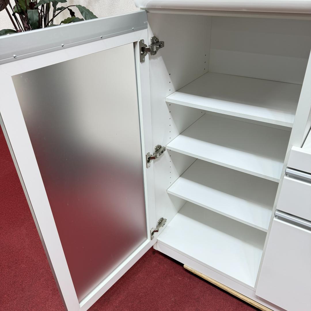 東京23区送料無料　美品ニトリ　レンジボード　白色　洗浄/除菌済み