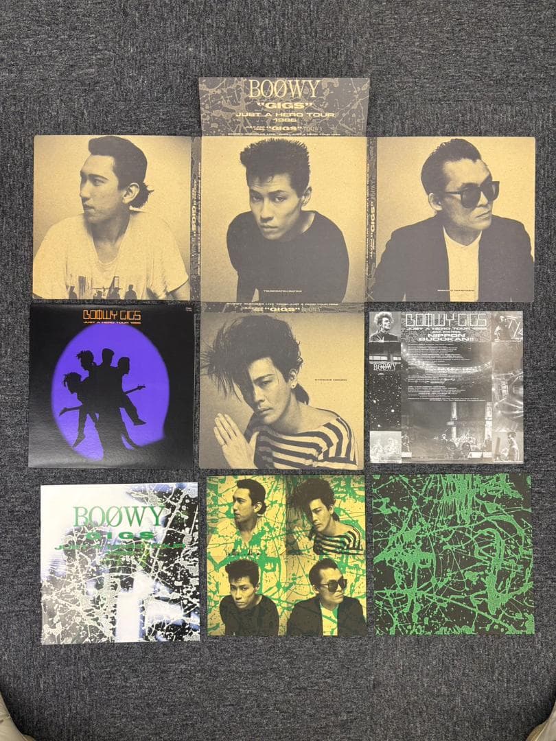 BOØWY GIGS JUST A HERO TOUR 1986 LP 初回盤