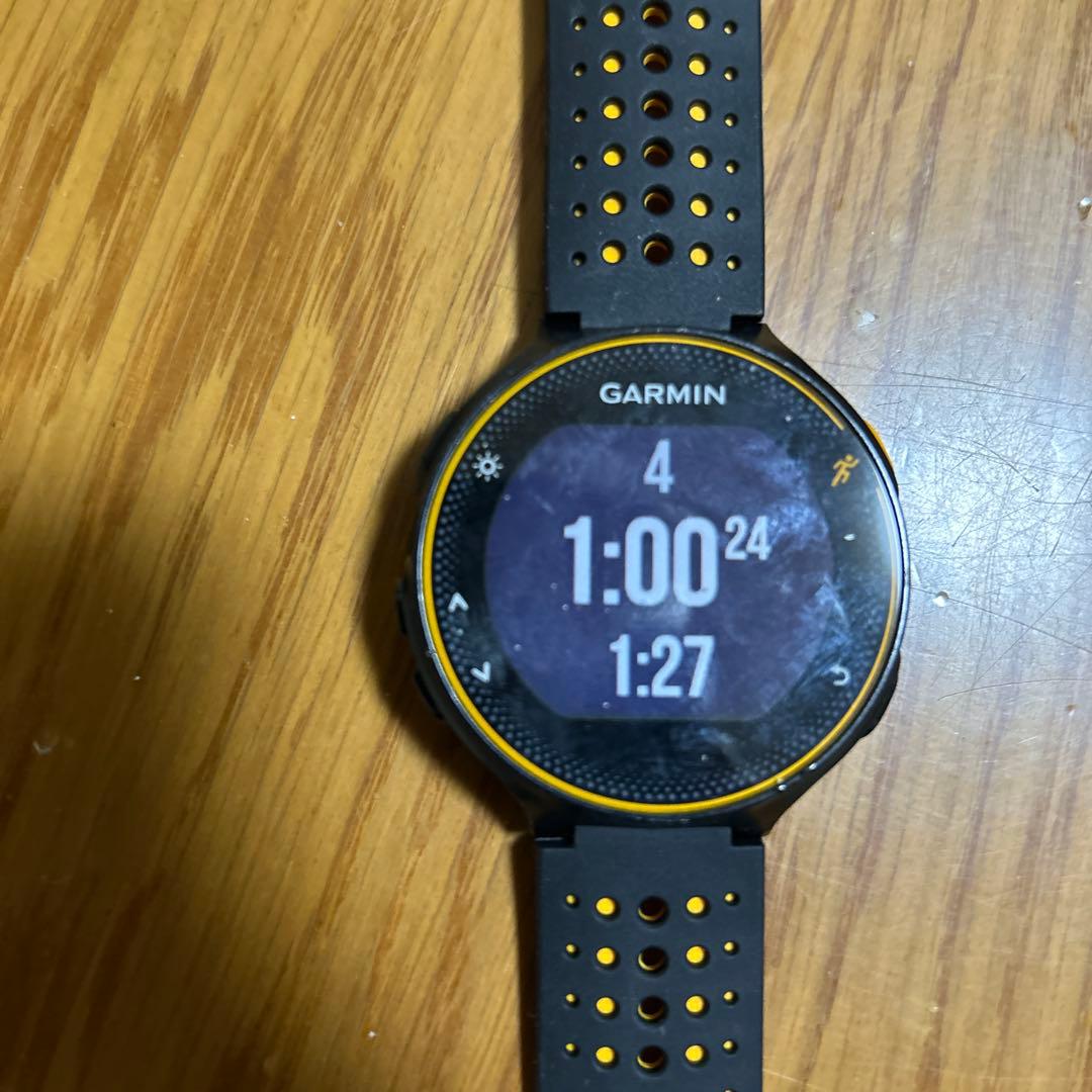 Garmin スポーツウォッチ 黒/オレンジ