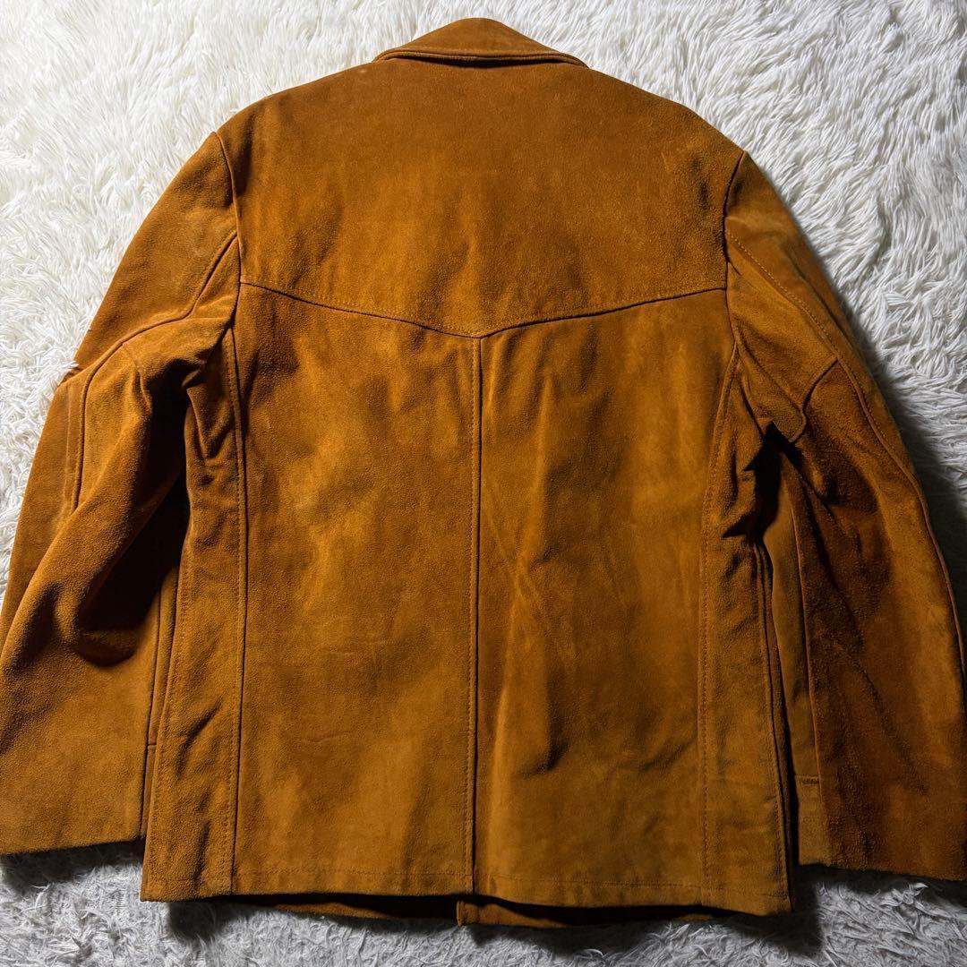【米国製】schott Western Suede Jacket キャメル　40