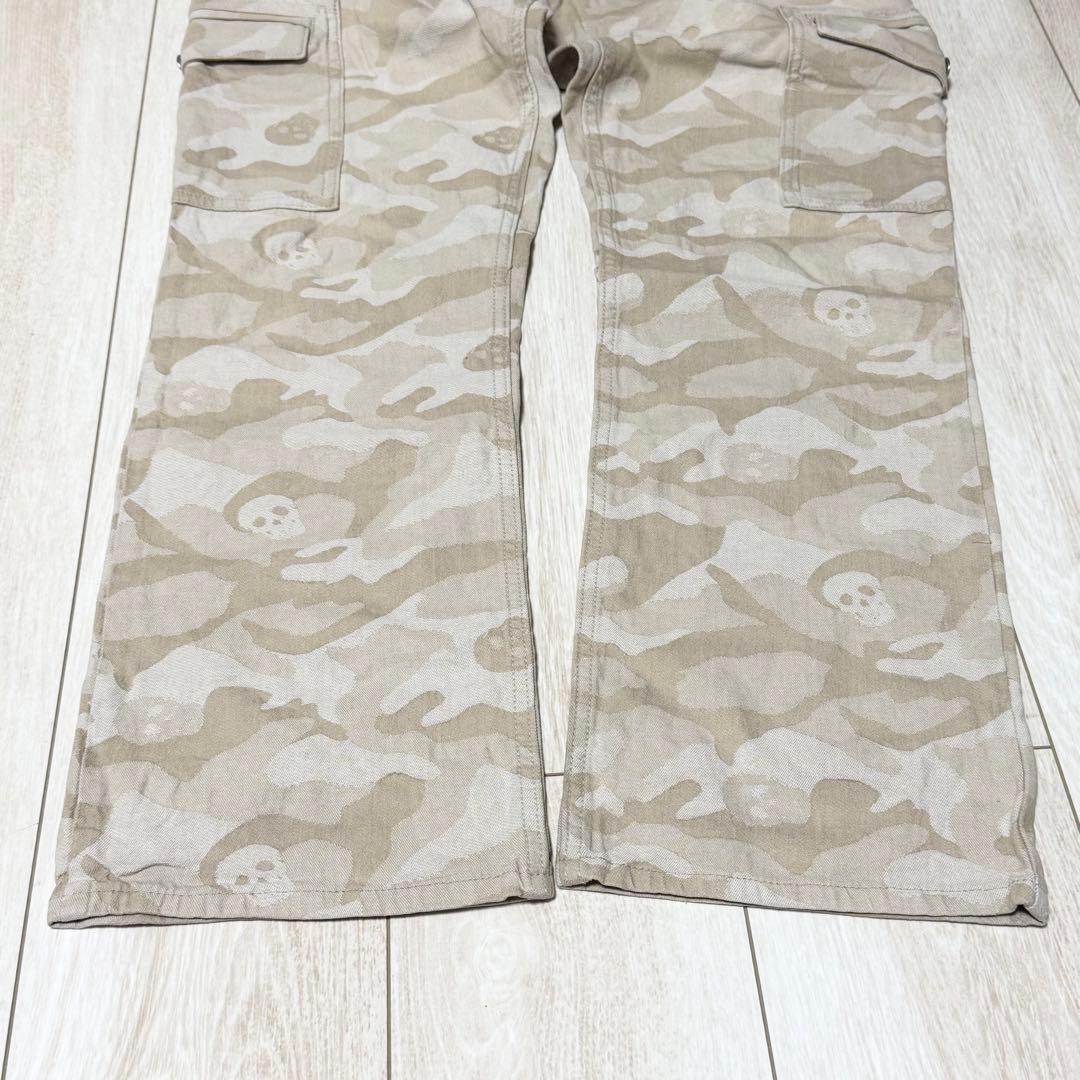 MARK&LONA マークアンドロナ　カモフラ　パンツ　ズボン　M ベージュ系