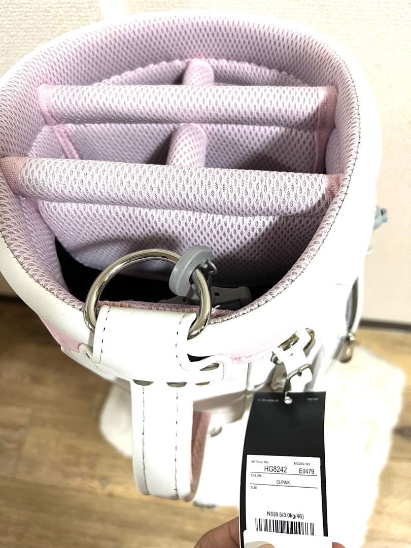 アディダス adidasゴルフ スリーストライプス キャディバッグ