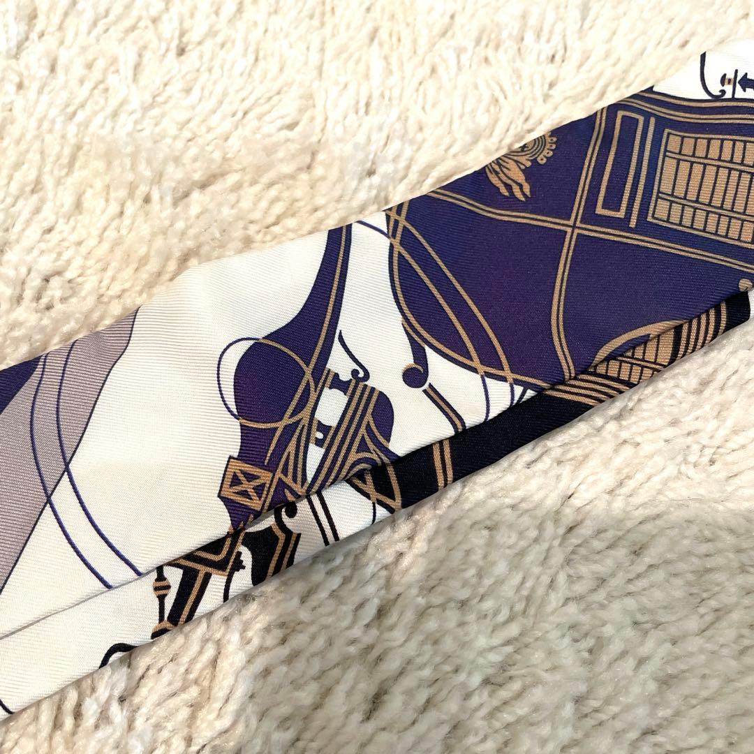 HERMES エルメス　ツイリー　エクスリブリス