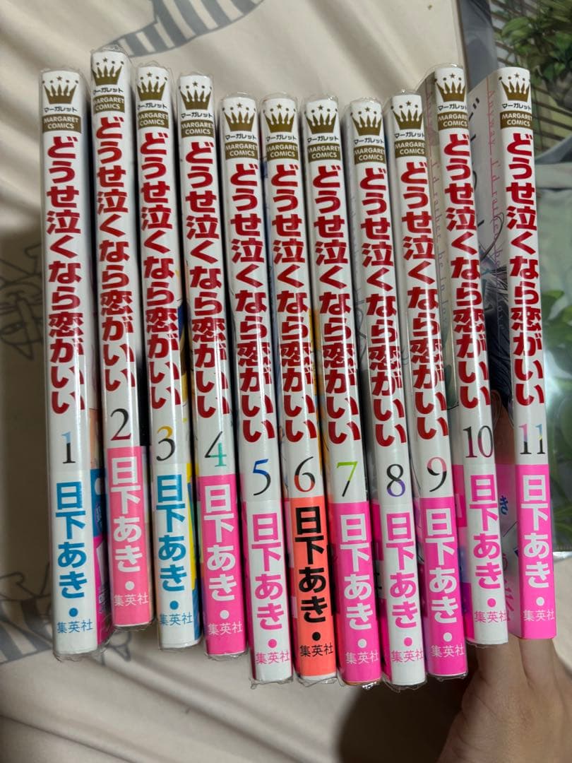 バラ売り不可　どうせ泣くなら恋がいい 全11巻　初版帯付き　特典付き